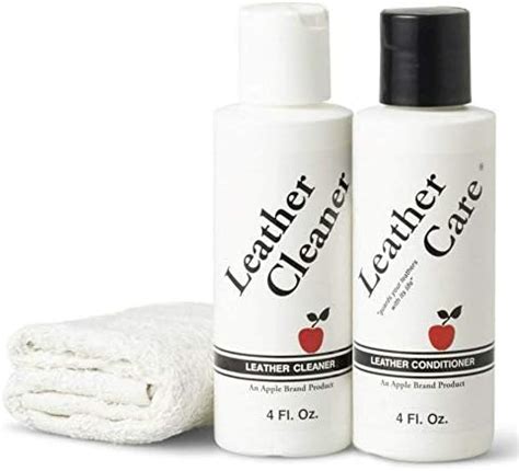 apple brand leather care conditioner.